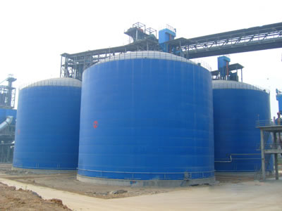 酒泉水泥钢板库改造